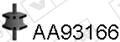 VENEPORTE Rubber Strip, exhaust system AA93166 AA93166 VENEPORTE rubber strip, exhaust system for RENAULT SUPER 5