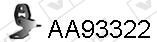 VENEPORTE Rubberstrip, uitlaatsysteem AA93322 Peugeot 2008 Rubberstrip, uitlaatsysteem VENEPORTE AA93322