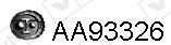 VENEPORTE Rubber Strip, exhaust system AA93326 RENAULT SUPER 5 VENEPORTE rubber strip, exhaust system AA93326