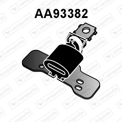 VENEPORTE Rubber Strip, exhaust system AA93382 Renault SUPER 5 VENEPORTE rubber strip, exhaust system AA93382