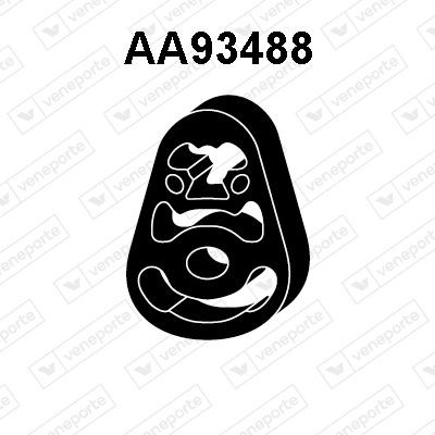 VENEPORTE Kummiriba, väljalaskesüsteem AA93488 Kummiriba, väljalaskesüsteem VENEPORTE ASTRA AA93488 odav