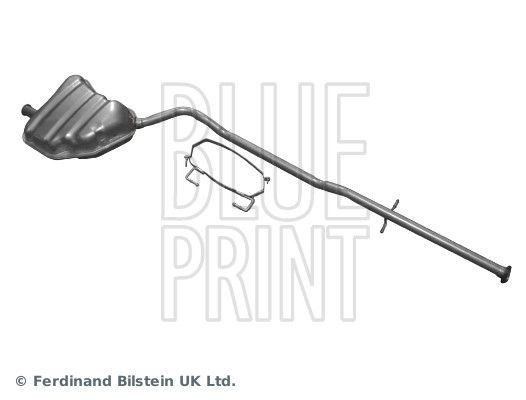 BLUE PRINT Bakre eksospotte ADB116002 Bakre lyddemper BLUE PRINT Nissan TEANA ADB116002