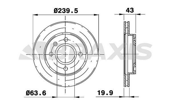 BRAXIS Remschijf AE0017 BRAXIS Remschijf set AE0017 evaluatie