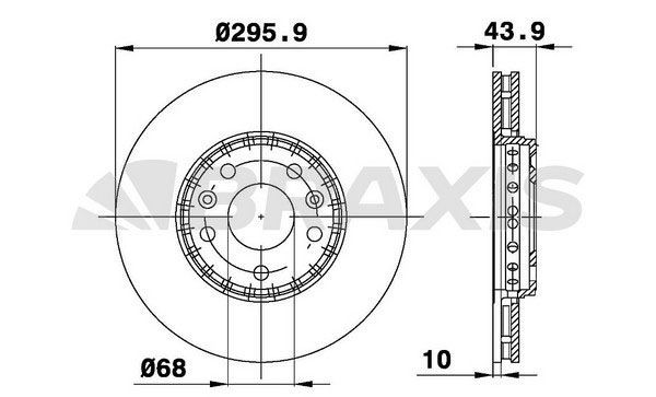 BRAXIS Disque de frein AE0138 BRAXIS Disque de frein sport RENAULT AE0138