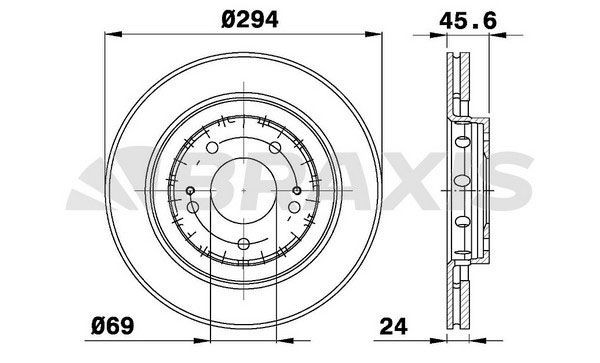 BRAXIS Disque de frein AE0301 voiture Disques de frein BRAXIS AE0301 acheter