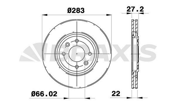 BRAXIS Disque de frein AE0334 voiture Disques de frein BRAXIS AE0334 acheter