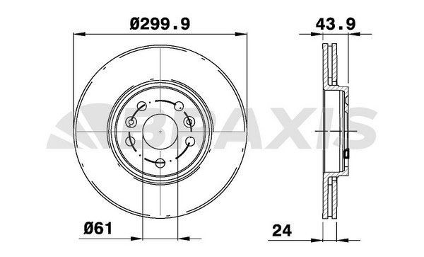BRAXIS Piduriketas AE0778 Pidurikettad BRAXIS RENAULT AE0778