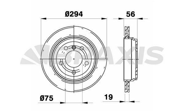 BRAXIS Disco freno AE0790 AE0790 Dischi freno sportivi BRAXIS Abarth