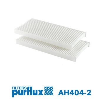 PURFLUX Φίλτρο, αέρας εσωτερικού χώρου AH404-2 AH404-2 Φίλτρο καμπίνας PURFLUX HYUNDAI KONA