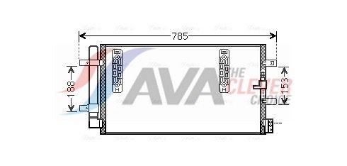 AVA COOLING SYSTEMS Lauhdutin, ilmastointilaite AIA5297D Audi A6 C7 4g ilmastoinnin lauhdutin AVA COOLING SYSTEMS AIA5297D