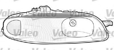Headlight VALEO 086223 VALEO 086223 FIAT MAREA 2004 LED headlights