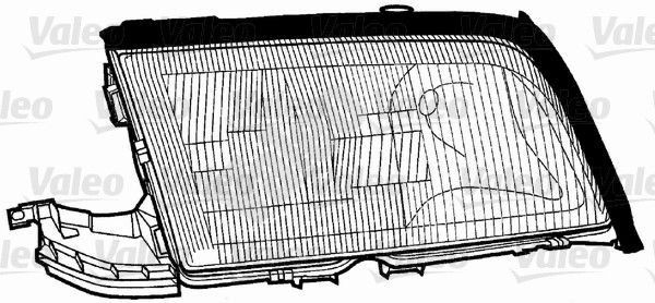 VALEO Vidro difusor, farol principal 086666 Lente farol VALEO XJ 086666 baratos