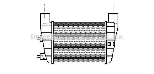 PRASCO Intercooler AL4040 AL4040 PRASCO turbo intercooler ALFA ROMEO 146