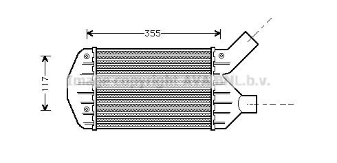 PRASCO Intercooler AL4066 AL4066 Intercooler PRASCO ALFA ROMEO 75