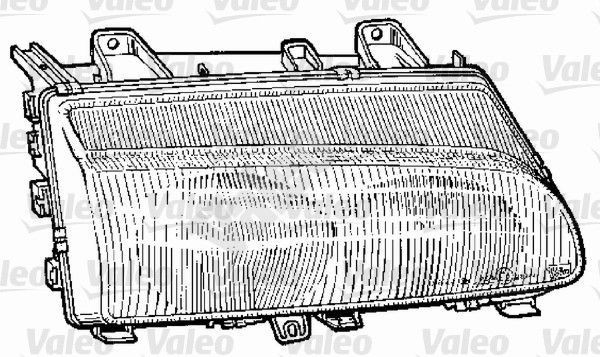 VALEO Koplampglas 087326 Lampglas koplamp VALEO R-Klasse 087326 goedkoop