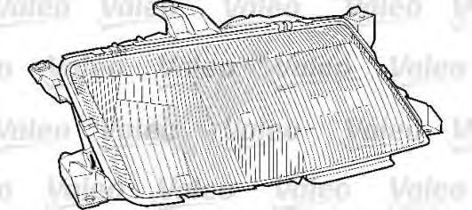 VALEO Verre de phare 087342 087342 Lentille de phare FIAT FULLBACK VALEO