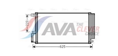 AVA COOLING SYSTEMS Condensador, ar condicionado ALA5115D Condensador de ar condicionado AVA COOLING SYSTEMS Fiat PUNTO ALA5115D