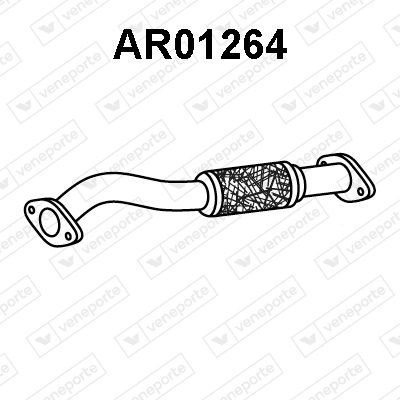 VENEPORTE Voorpijp AR01264 Pijp voor de uitlaat VENEPORTE ALFA ROMEO AR01264