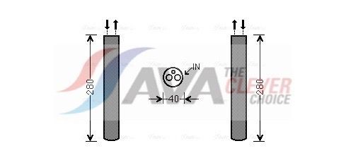 AVA COOLING SYSTEMS Filtre déshydratant, climatisation AUD216 Filtre déshydratant climatisation LAND ROVER AVA COOLING SYSTEMS AUD216
