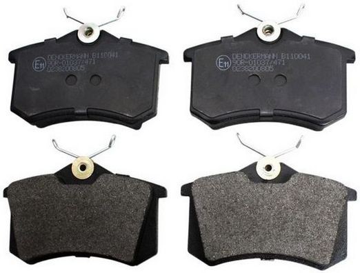 DENCKERMANN Kit pastiglie freni B110041 Costo Pastiglie dei freni DENCKERMANN Volkswagen B110041
