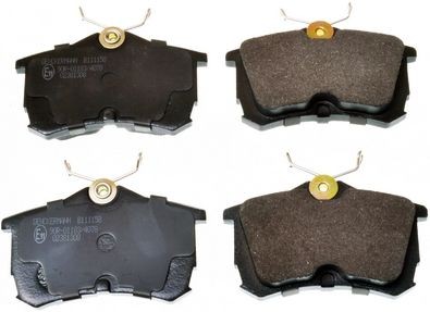DENCKERMANN Brzdové doštičky/platničky B111158 Brzdové doštičky / platničky DENCKERMANN Honda FR-V B111158