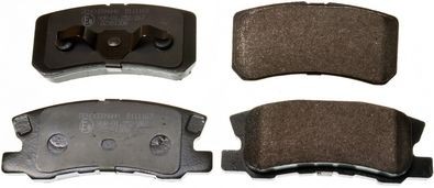 DENCKERMANN Plaquettes de frein B111163 B111163 Plaquettes de frein MITSUBISHI SPACE WAGON DENCKERMANN