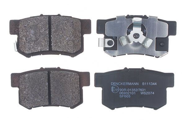 DENCKERMANN Remblokken B111344 B111344 Remblokset HONDA FR-V DENCKERMANN