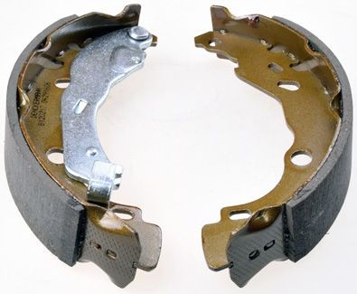 DENCKERMANN Bremsebakkesæt B120217 Bremsebakker DENCKERMANN Peugeot 206 B120217