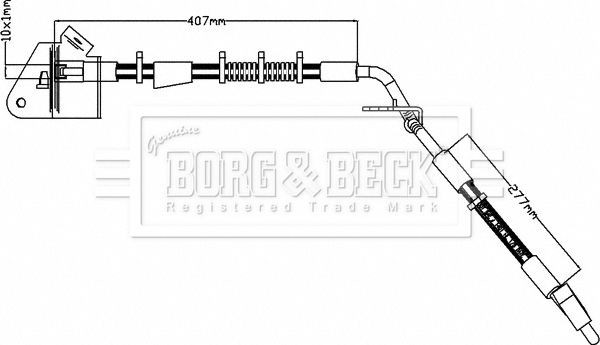 BORG & BECK Ελαστικός σωλήνας φρένων BBH8209 BBH8209 BORG & BECK Ελαστικός σωλήνας φρένων Hyundai φθηνά