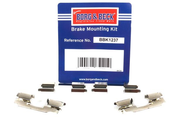 BORG & BECK Monteringssett, bremseklosser BBK1237 Tibehørsett, skivebremse belegg BORG & BECK CORSA BBK1237 billige