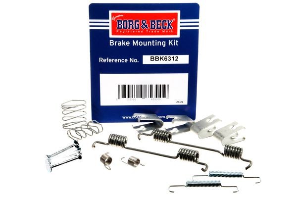 BORG & BECK Monteringssett, bremseklosser BBK6312 BBK6312 Tibehørsett, skivebremse belegg OPEL CORSA BORG & BECK