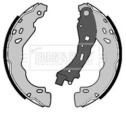 BORG & BECK Brake Shoe Set BBS6467 BBS6467 BORG & BECK brake shoes PEUGEOT