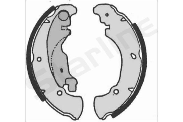 STARLINE Bremsesko sett BC 07160 Bremsesko sett STARLINE DUCATO BC 07160 billige