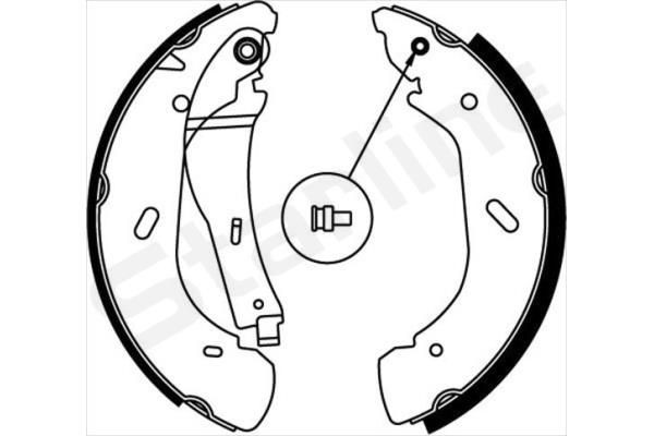 STARLINE Bremžu loku komplekts BC 07790 BC 07790 Bremžu loku FORD TRANSIT STARLINE