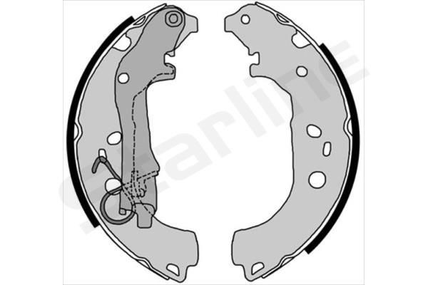 STARLINE Piduriklotside komplekt BC 08590 BC 08590 Trummelpiduriklotsid FIAT DOBLO STARLINE
