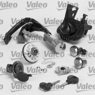 VALEO Lock Cylinder Kit 252613 Citroen C25 VALEO door lock barrel 252613