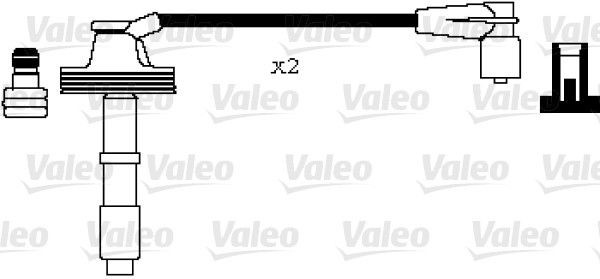 VALEO Kit de câbles d'allumage 346001 346001 Faisceau d'allumage VOLVO 440 K VALEO