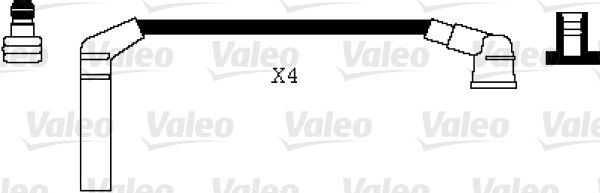VALEO Tändkabelsats 346006 346006 VALEO tändkablar KIA PICANTO