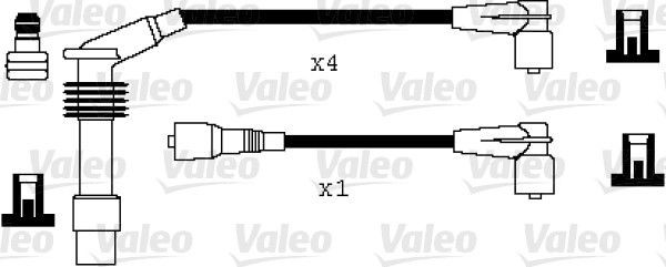 VALEO Bougiekabels 346010 Bougie, kabelset VALEO ASTRA 346010 goedkoop