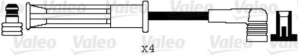 Tändkabelsats VALEO 346094 VALEO 346094 Tändkabelsats Dacia LOGAN 2006
