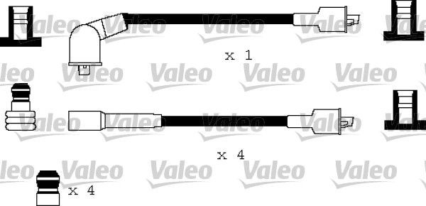 VALEO Bougiekabels 346158 346158 Bougiekabel FIAT DOBLO VALEO