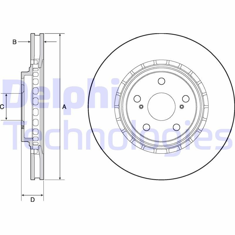 Piduriketas DELPHI BG4691C DELPHI BG4691C Piduriketas LEXUS RX 2018