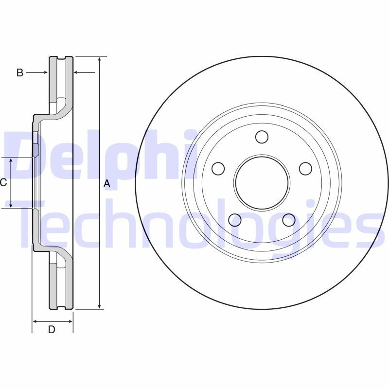 DELPHI Bremsscheibe BG9121C BG9121C Sport-Bremsscheiben JEEP CJ5 - CJ8 DELPHI kaufen