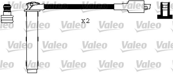 VALEO Augstsprieguma vadu komplekts 346337 Svečvadi VALEO Daewoo NEXIA 346337