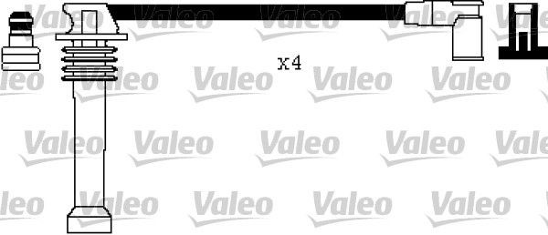 VALEO Süütesüsteemikomplekt 346367 Süütejuhtmed VALEO 4. Seeria 346367 odav