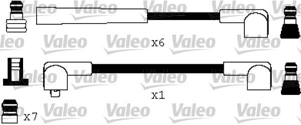 VALEO Bougiekabels 346395 346395 Bougiekabel VALEO MERCEDES-BENZ E-Klasse
