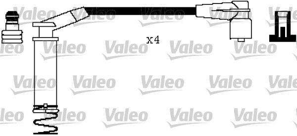 VALEO Bougiekabels 346405 Bougie, kabel VALEO ASTRA 346405 goedkoop