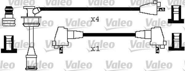VALEO Kit cavi candele 346444 346444 costo Cavi candele TOYOTA MR 2 VALEO