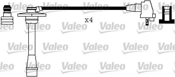VALEO Tändkabelsats 346453 346453 VALEO tändkabel TOYOTA SUPRA