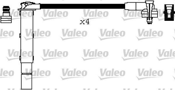 VALEO Süütesüsteemikomplekt 346486 346486 Küünlajuhtmed FORD COUGAR VALEO